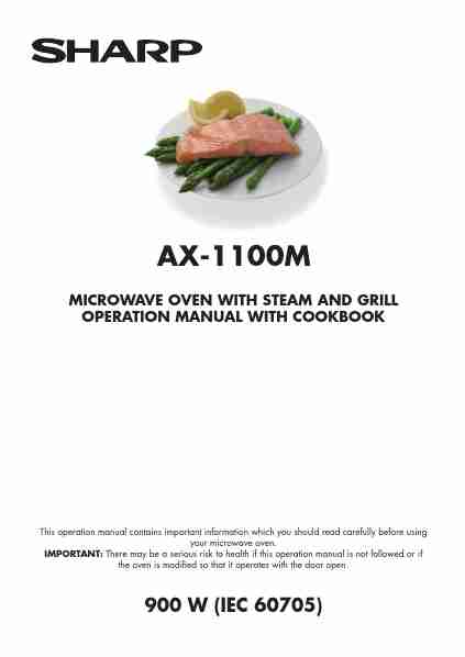 Sharp Microwave Oven AX-1100M-page_pdf